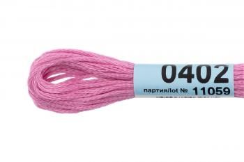 Нитки для вышивания Gamma мулине 8 м 0402 светло-сиреневый