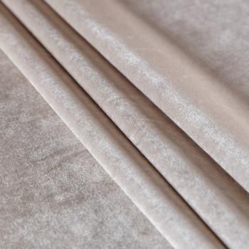 Ткань микровелюр 09-02-08941 кэмел однотонный