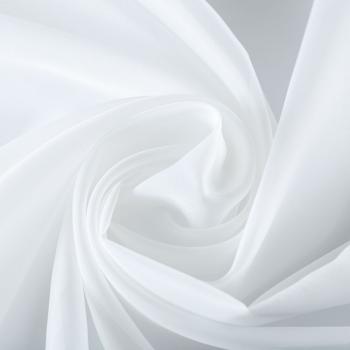 Тюль капрон негорючий 03-01-05045 молочный однотонный