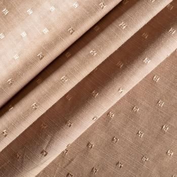 Ткань портьерная жаккард 02-02-03986 каштановый 