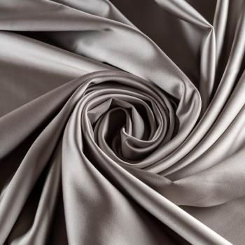 Сатин К33-737 серый однотонный