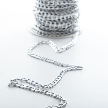 Цепь декоративная 10 мм металл 425385 под никель 