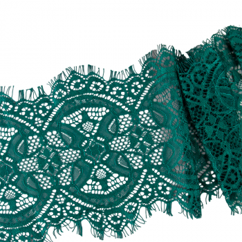 Кружево реснички KRUZHEVO 160 мм 90003-168 изумрудный