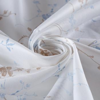 Сатин ш. 220 см 007-13359 белый принтованный