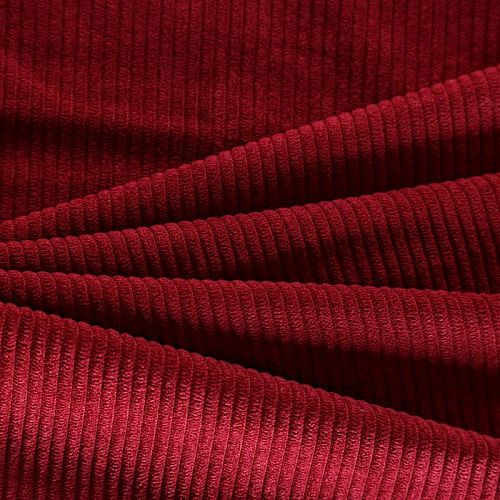 Вельвет 008-06505 винный однотонный