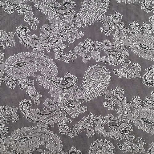 Ткань подкладочная К28-503 графитовый жаккардовый