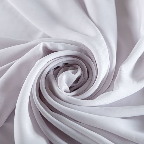 Шифон К28-713 бледно-серый однотонный