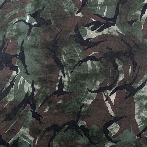 Вискоза 009-00898 хаки принтованный