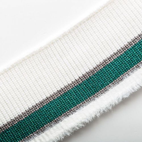 Подвяз с люрексом 8х70 см 573558 серый/белый/зеленый