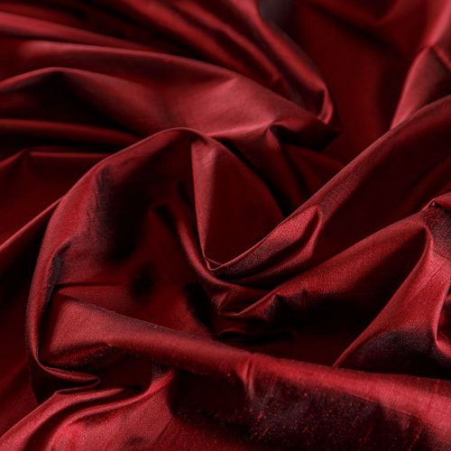 Дикий шелк 016-04904 бордовый однотонный