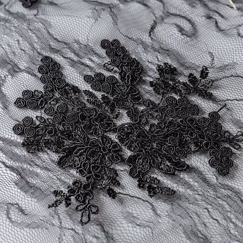 Гипюр К19-352 черный