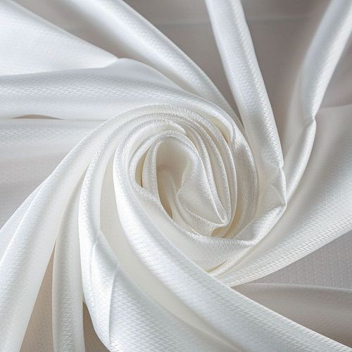 Ткань подкладочная 045-07338 молочный жаккардовый