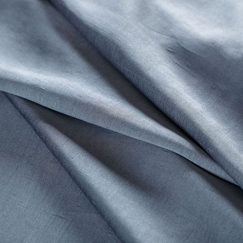 Дикий шелк 016-04755 серо-голубой однотонный