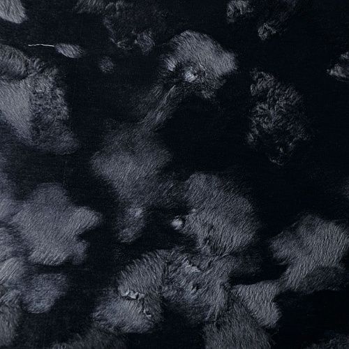 Мех искусственный 037-05804 черный однотонный