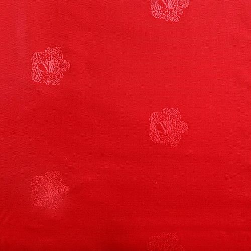 Ткань подкладочная 045-06144 ягодно-красный жаккардовый