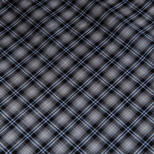 Ткань плательно-рубашечная 049-12393 серый принтованный