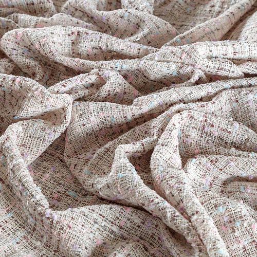 Твид шанель 052-04391 молочный мультиколор