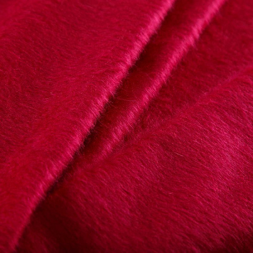 Альпака пальтовая Etro 040-19075 красно-малиновый однотонный