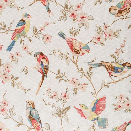 Ткань портьерная 19-02-04546 белый принтованный