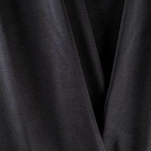 Лайкра К33-085 черный однотонный