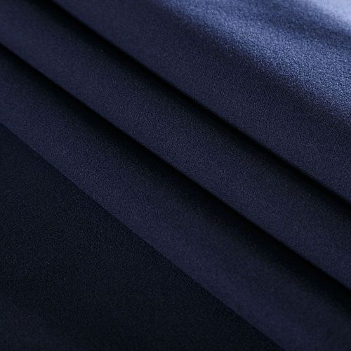 Пальтовый трикотаж 040-06072 темно-синий однотонный