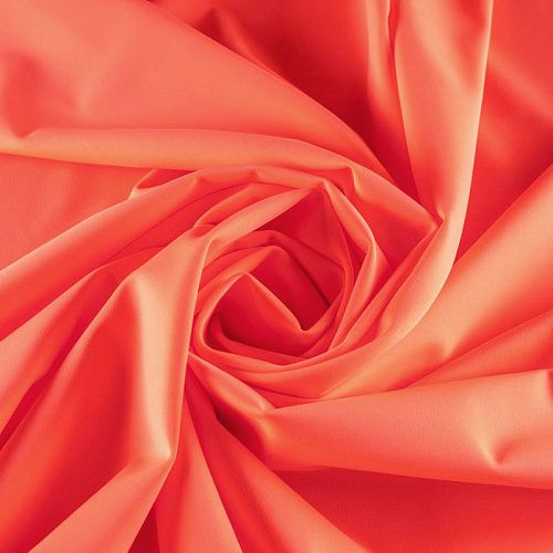 Лайкра К33-296 неоновый коралл однотонный