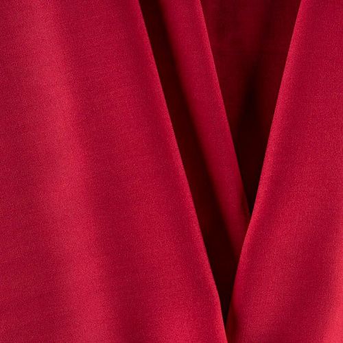 Штапель К33-622 малиново-красный однотонный