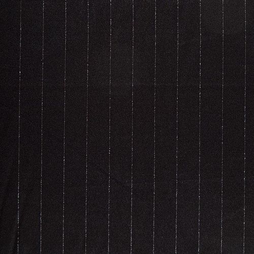 Шелк синтетический с люрексом 065-04160 черный