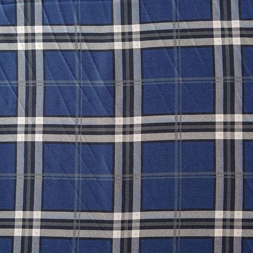 Вискоза 009-08622 темно-синий принтованный