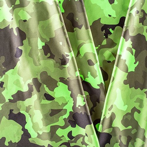 Лайкра 005-01231 хаки принтованный