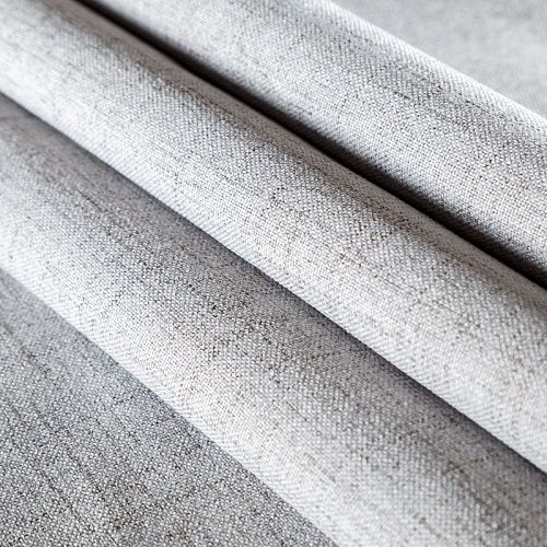 Ткань портьерная блэкаут рогожка h-280 см 10-02-04501 серебристо-серый