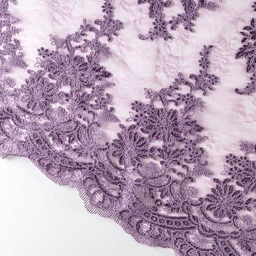 Гипюр К05-0050 сиреневый