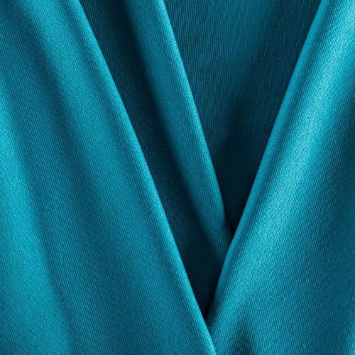 Джерси 014-03750 темно-бирюзовый однотонный