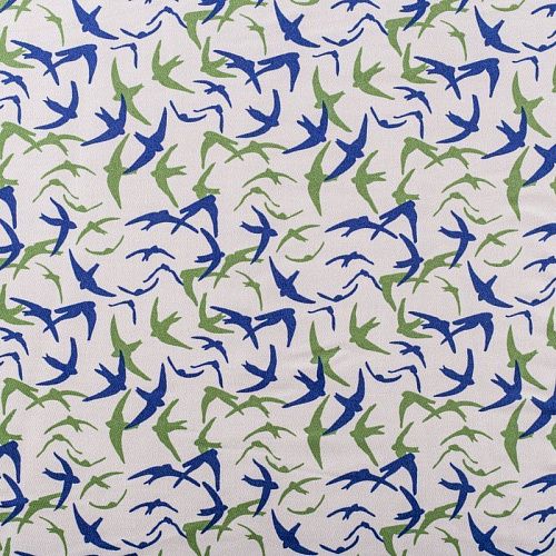 Вискоза 009-1025 молочный принтованный