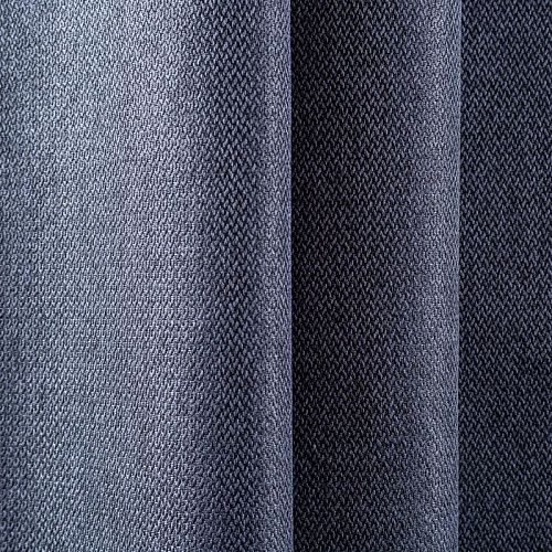 Ткань мебельная рогожка 22-02-00776 серо-стальной однотонный