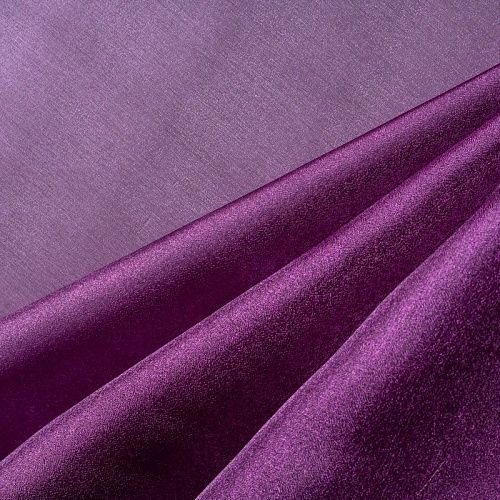 Органза К33-990 баклажановый однотонный