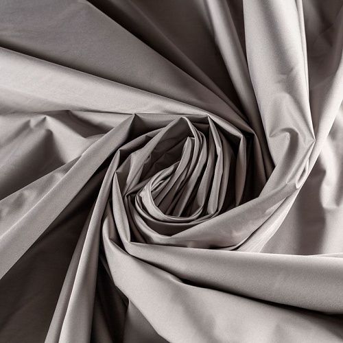 Ткань плащевая К33-602 светло-серый однотонный