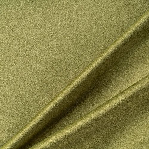 Ткань портьерная бархат h-300 см 09-02-00064 оливково-зеленый однотонный
