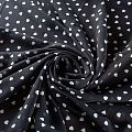 Креп-шифон 027-01429 черный принтованный