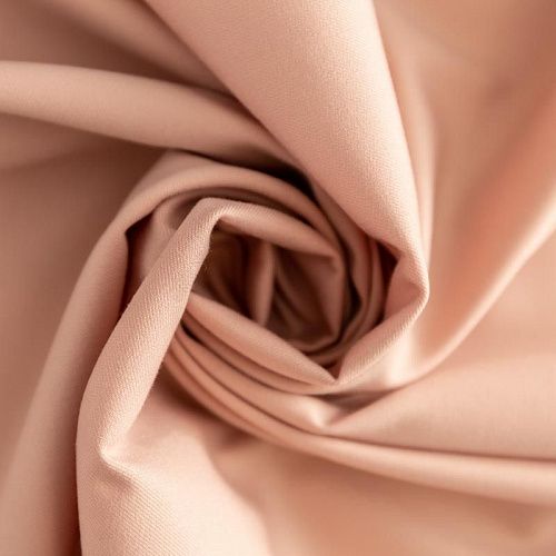 Ткань костюмная К33-742 пудровый однотонный