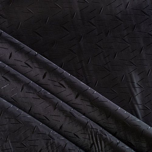 Ткань подкладочная 045-01940 черный жаккардовый