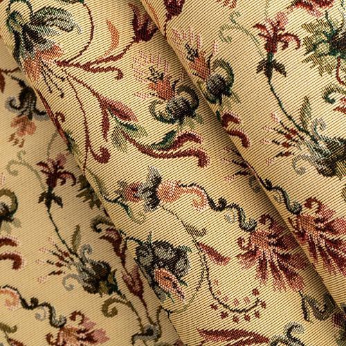 Гобелен гостиный 513-02-15 песочный фантазийные цветы