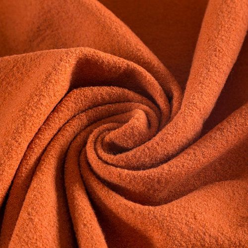 Букле 006-04148 жженый апельсин однотонный