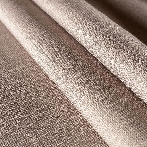 Ткань портьерная лен h-295 см 05-02-00478 светло-коричневый однотонный