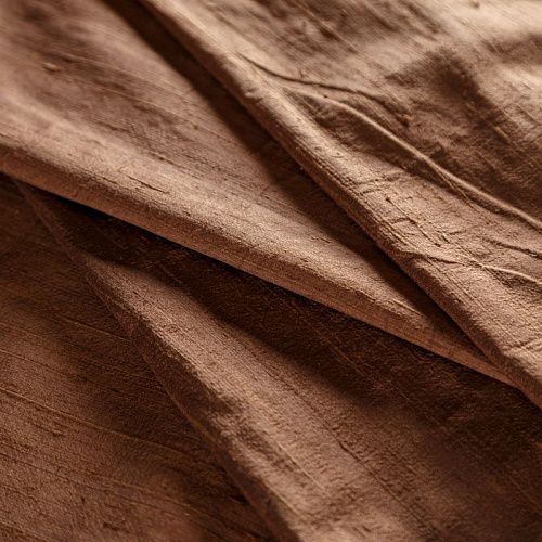 Дикий шелк 016-04794 темно-коричневый однотонный