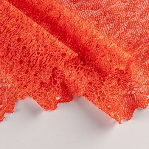 Кружево эластичное 170 мм Ф01-0025 алый
