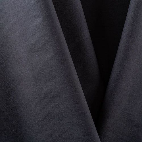 Ткань плательно-рубашечная 049-01891 черный однотонный