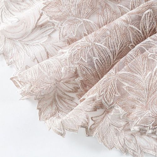 Гипюр 012-05441 пудровый