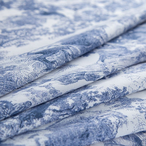 Хлопок 063-20004 белый принтованный