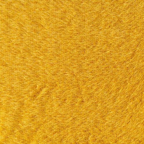 Мех искусственный К30-117 желтый однотонный